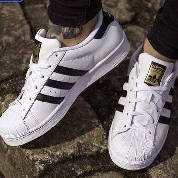 ready stock！ Adidas clover shell-toe men's shoes women's shoes casual low-top sneakers