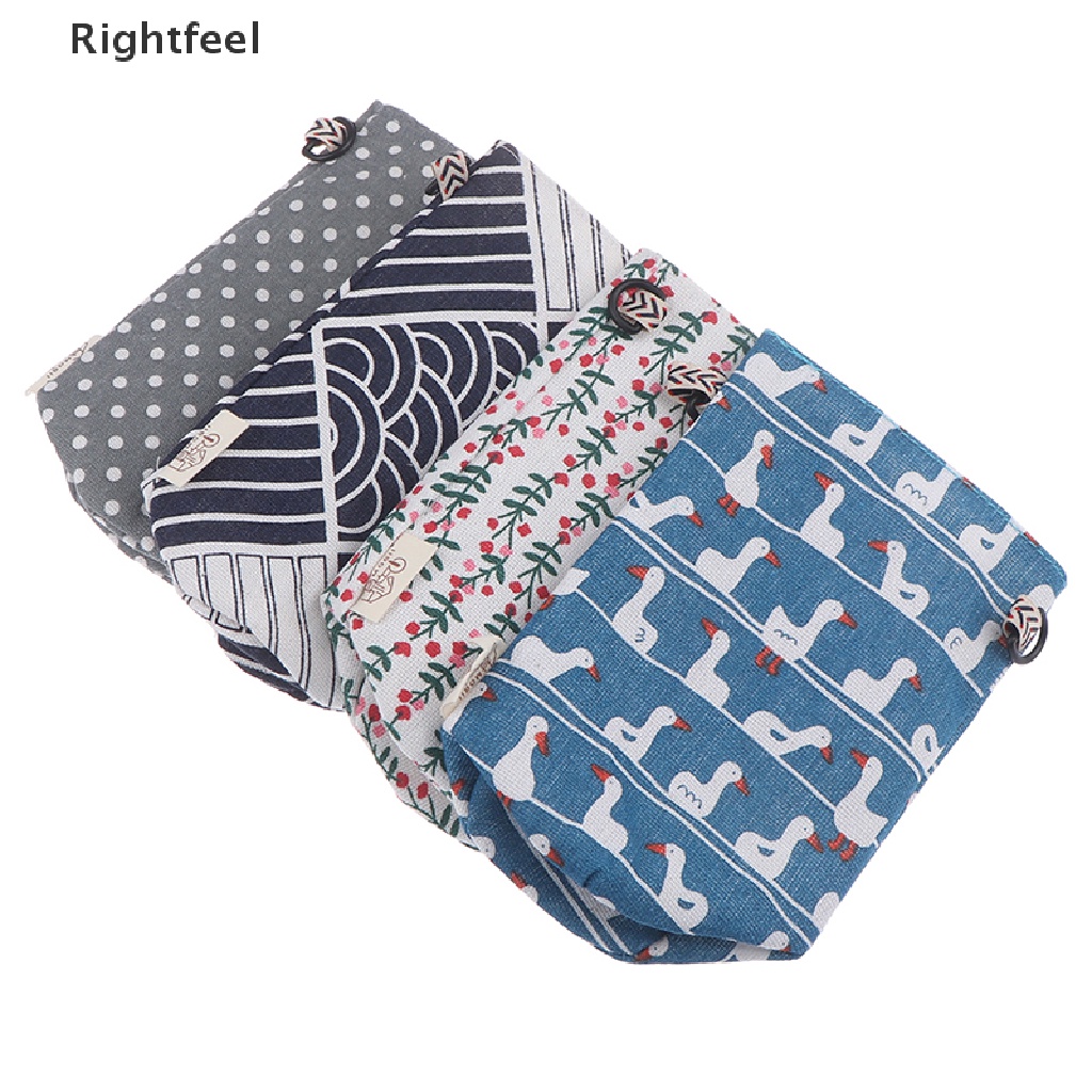 Vỏ Bọc Bình Nước Vải Lanh Cotton Họa Tiết Hoa Hiện Đại