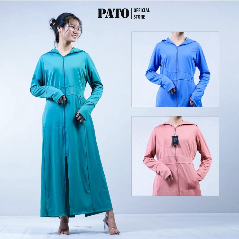 Áo chống nắng toàn thân nữ thông hơi Pato Man,màu sắc trẻ trung, chất thông hơi siêu nhẹ thoáng mát