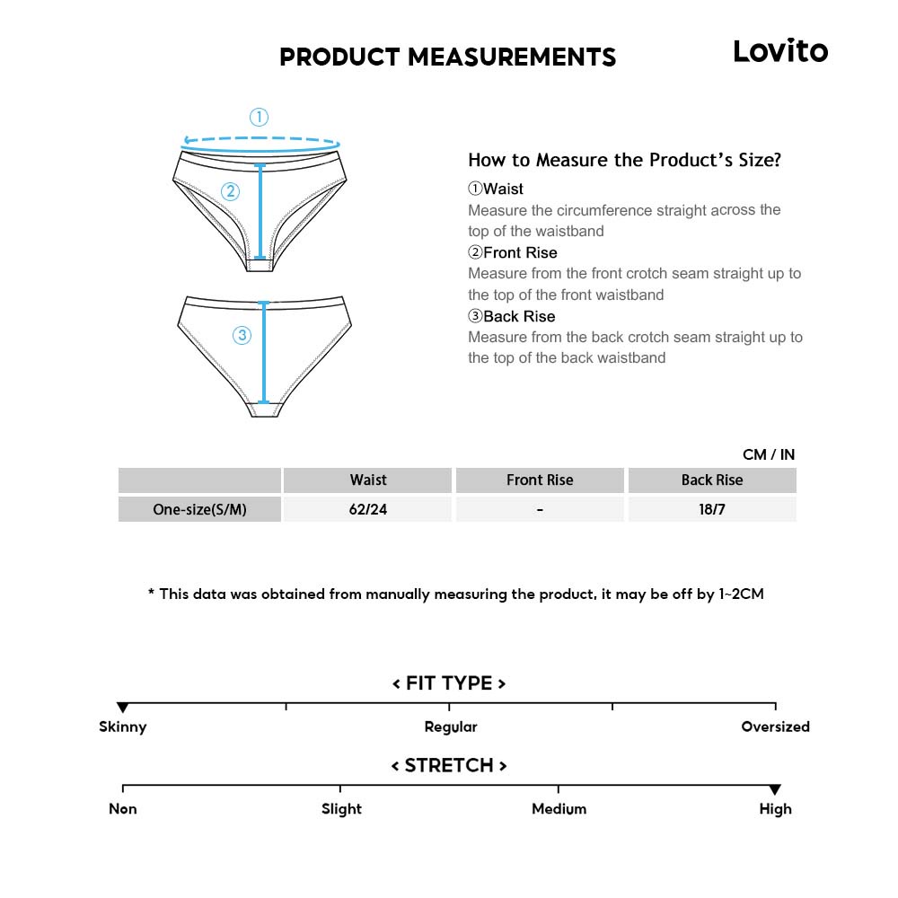 Quần lót Lovito lọt khe ren thêu xuyên thấu cắt xẻ sexy L162224 (Màu đen/trắng)