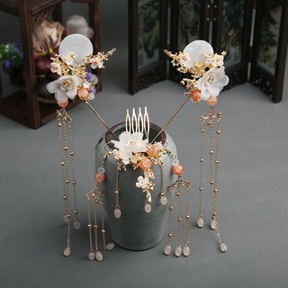Set Kẹp Tóc Phong Cách Hanfu Xinh Xắn Cho Nữ