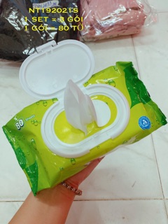 Khăn ướt cồn ABC ( Combo 3 gói )