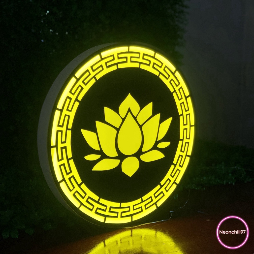 Đèn hộp hào quang phật Neonchill97 sử dụng cho bàn thờ