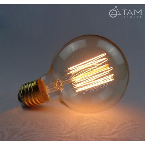 Bóng đèn sợi tóc Edison Tròn