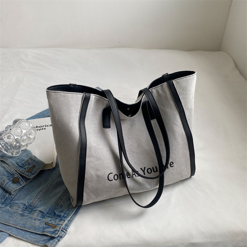 Túi Tote Vải Bố Dung Tích Lớn Thời Trang