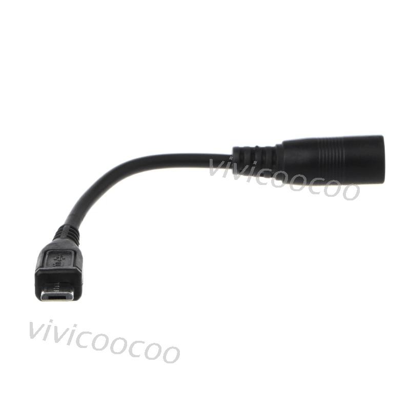 Cáp Chuyển Đổi 5.5x2.1mm Dc Sang Micro Usb Đực Chống Nước