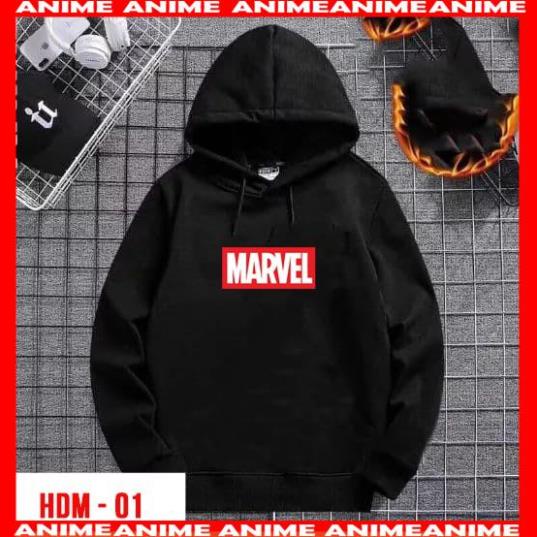 ÁO HOODIE CHỮ MARVEL form rộng unisex - Áo hoodie nam nữ vải thun nỉ bông đẹp mùa đông Tết 2020 - R&B Store SALE