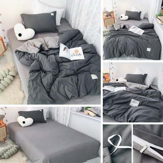 Bộ chăn ga gối VANDA Cotton TC trơn phối màu Drap đủ kích thước 1m2 ,1m4 ,1m6 ,1m8 ,2m2...