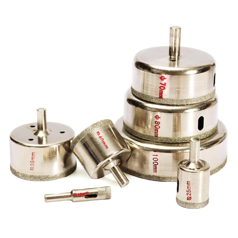 Bộ 7 Mũi Khoan Cắt Đá Hoa Cương / Kính / Gạch Men / Đá Hoa Cương Tráng Men