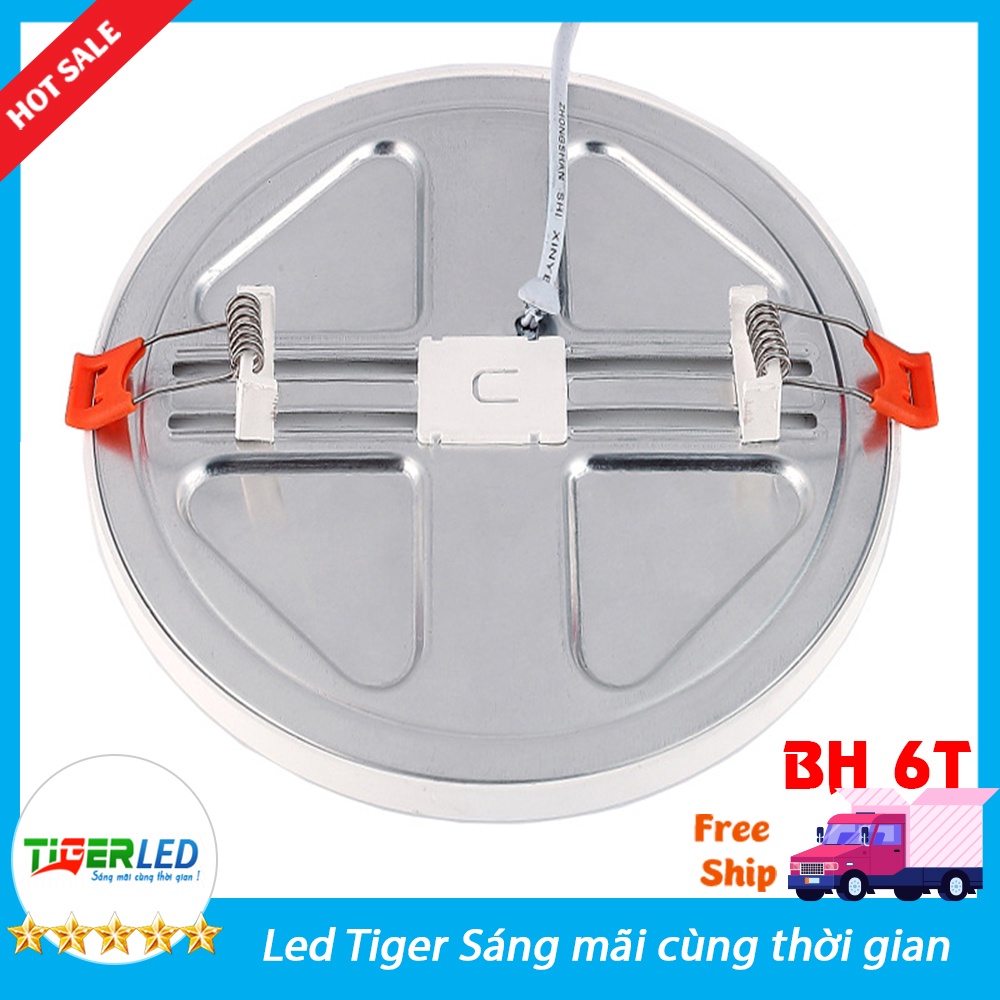 Đèn Âm trần full size công nghệ mới siêu mỏng TRÒN/VUÔNG 12W-15W Công xuất thực siêu sáng