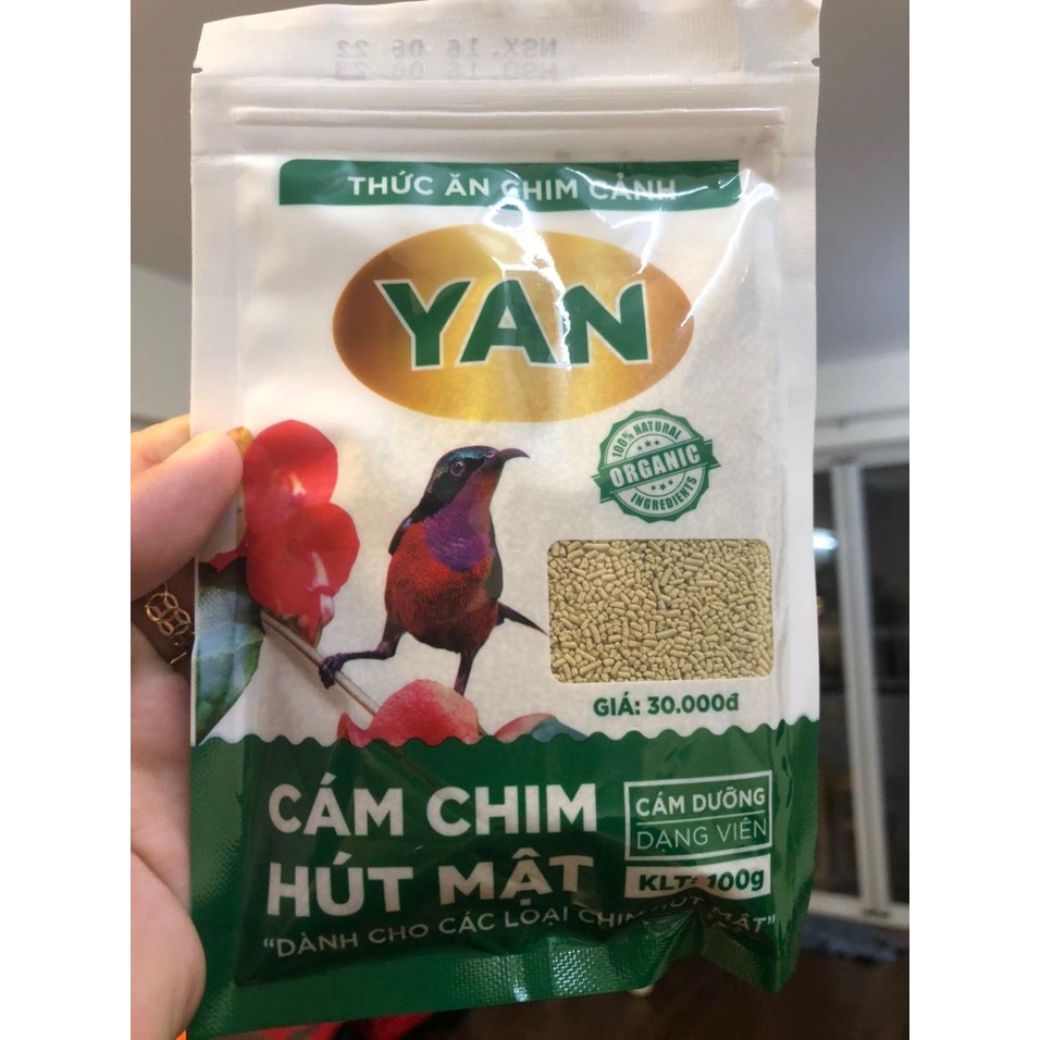 Cám chim hút mật Yan thời hạn sử dụng 1 năm