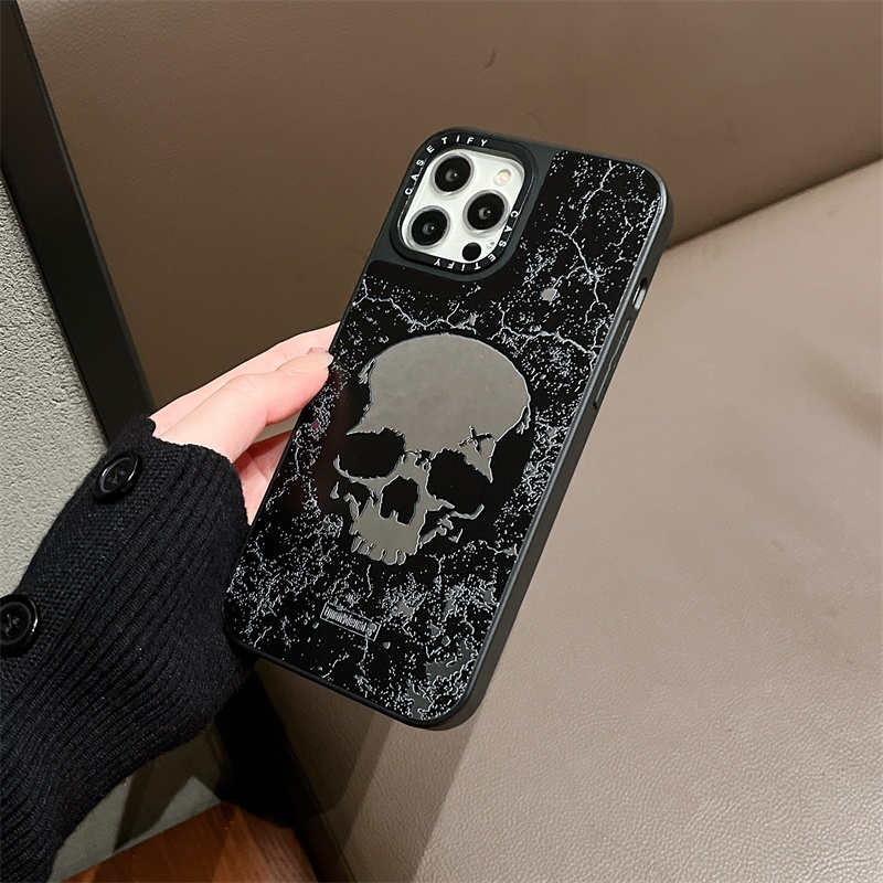 Ốp Điện Thoại In Hình Đầu Lâu Cho iphone 15 14 pro max 13 pro max 11 promax 12promax