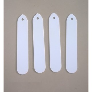 Thẻ nhựa cứng trắng ghi tên cho lan, cây cảnh, hoa kiểng -100