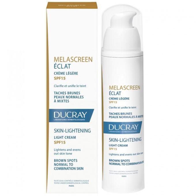 Ducray Melascreen Éclat Crème Légère Spf15 - Kem Dưỡng Làm Sáng, Đều Màu Da, Có Chống Nắng 40ml