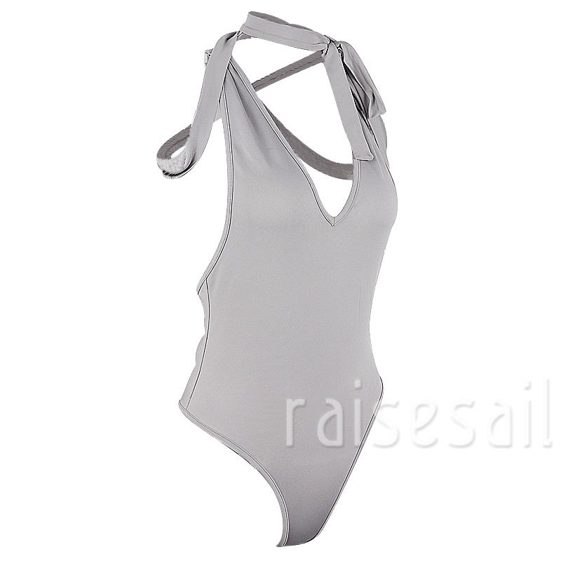 Rs Áo Liền Quần Dây Chéo Lưng Màu Xám Size S/ M/ L Cho Nữ | BigBuy360 - bigbuy360.vn