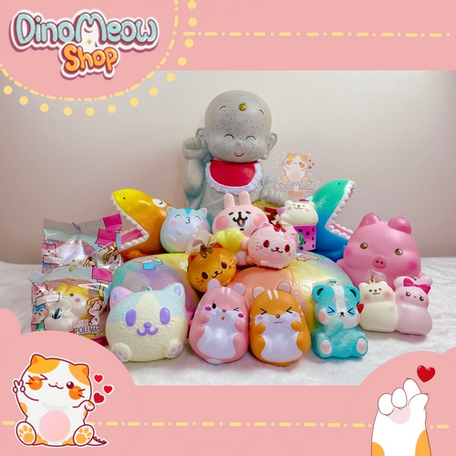 (ĐỌC KỸ MÔ TẢ) Link Squishy tổng hợp - Squishy chính hãng Ibloom, Punimaru,... siêu dễ thương, mềm và chậm tăng