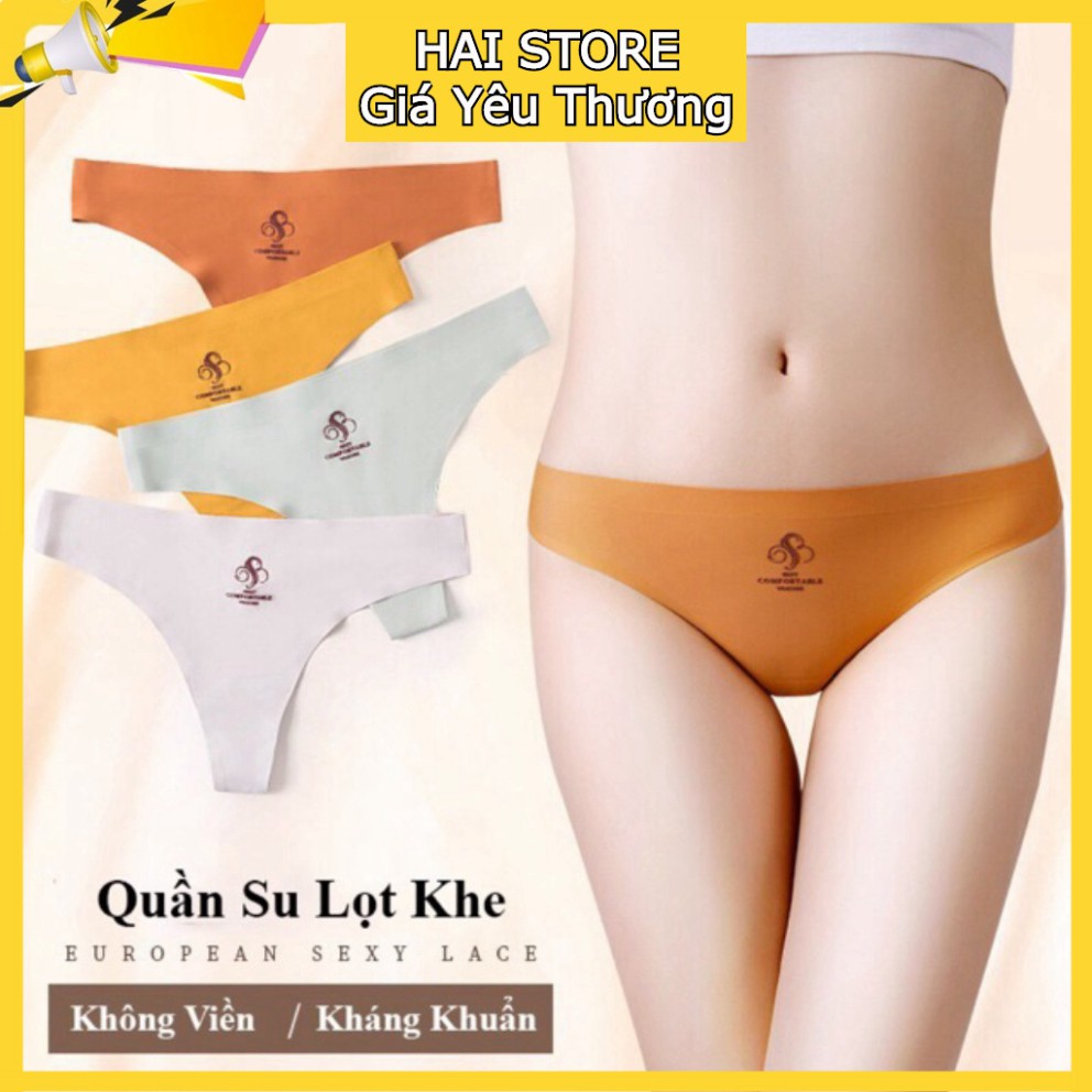 Quần Lót Nữ❤️FREESHIP❤️ Quần Lót Su Lọt Khe Tàng Hình Sexy Kháng Khuẩn Gợi Cảm