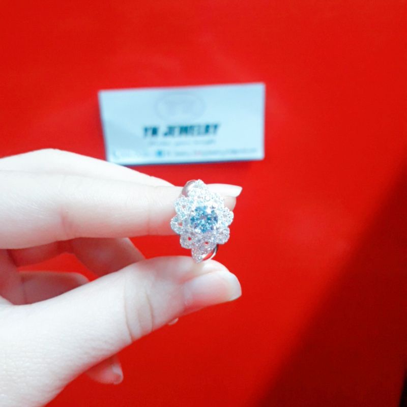 nhẫn hoa đính đá 🌼YN JEWELRY