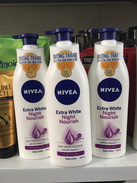 Sữa Dưỡng Thể Trắng Da Nivea Extra White Ban Đêm 400ml