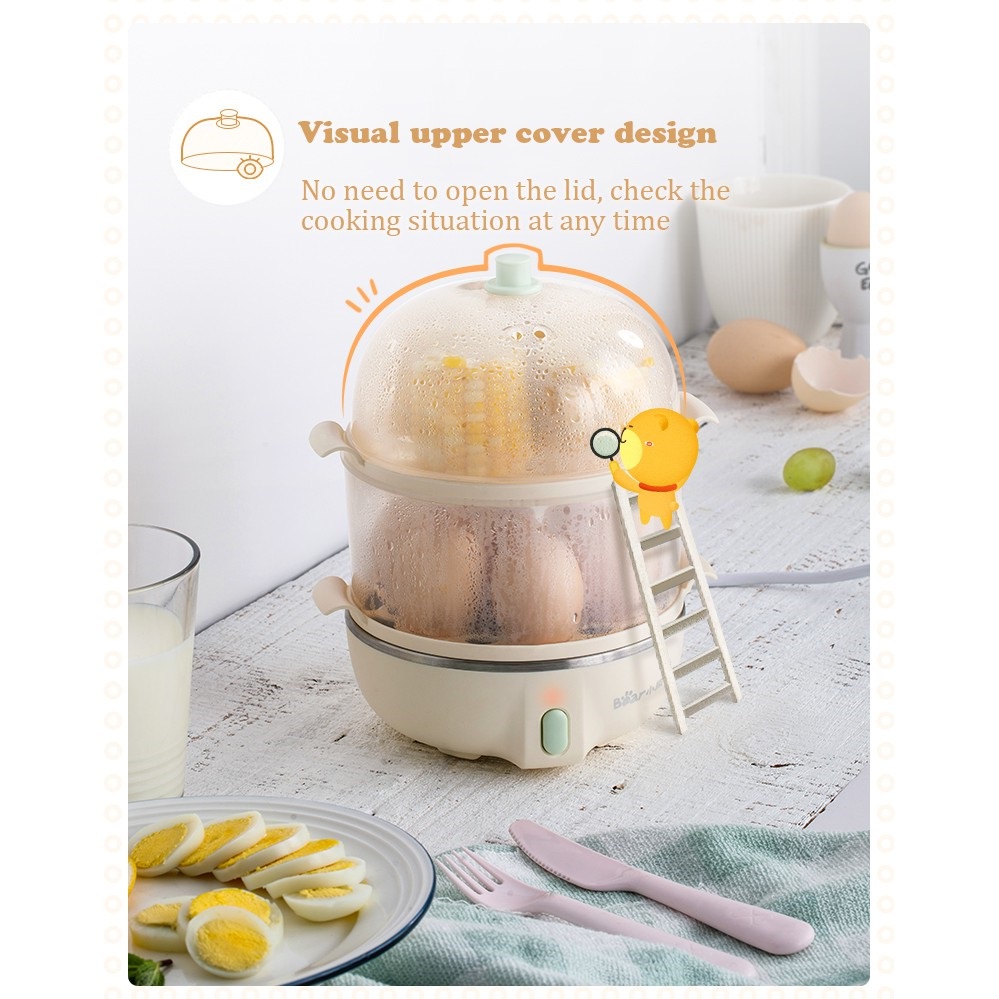 Nồi hấp trứng gia đình hai lớp BEAR