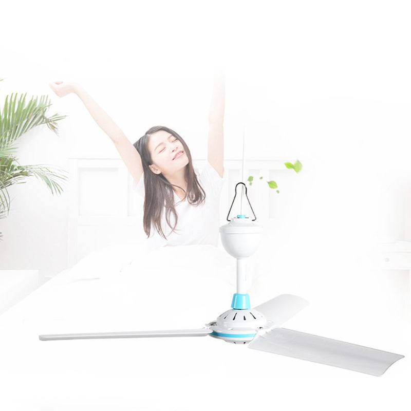 Quạt Trần 3 Cánh Cổng USB Dùng Cắm Trại Tiện Dụng