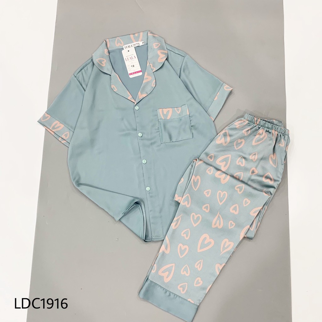 Đồ ngủ nữ pijama satin mặc ở nhà mát mịn