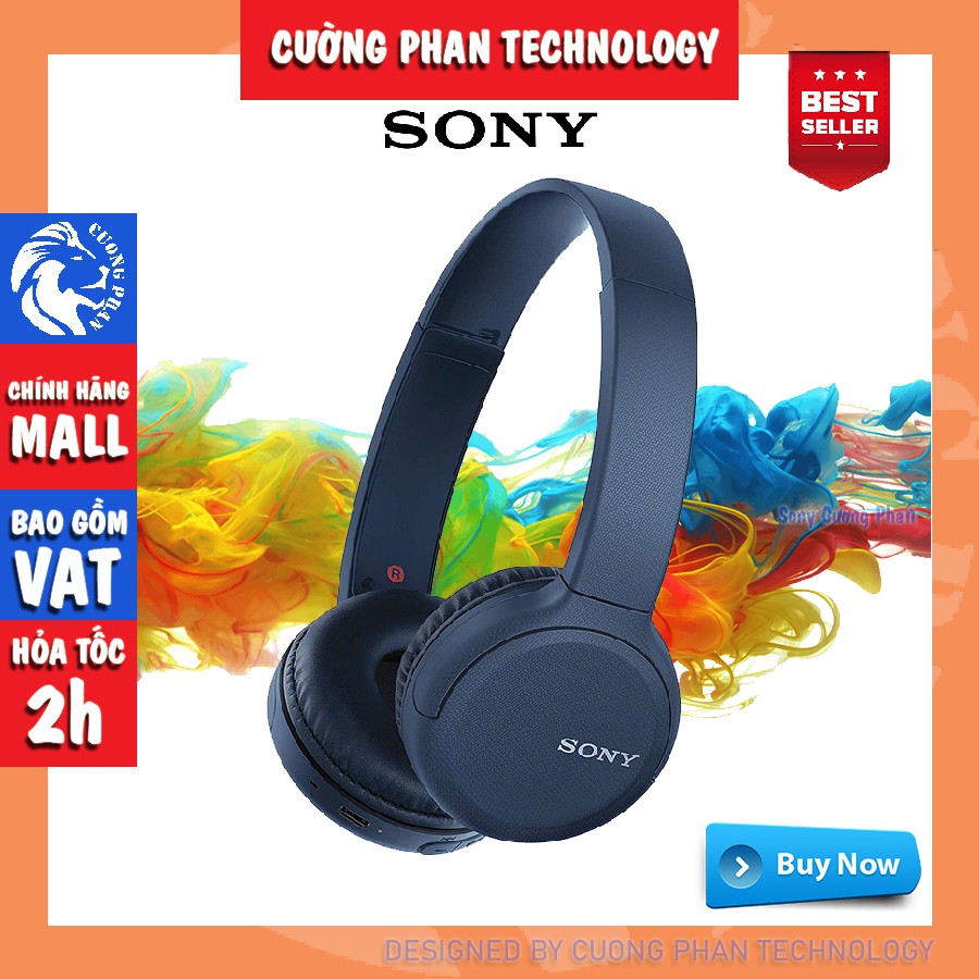 [Mã ELTECHZONE giảm 5% đơn 500K] Tai nghe Bluetooth Sony WH-CH510 - Bảo Hành 12 Tháng Toàn Quốc