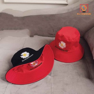 Nón Bucket 2 Mặt Hoa Cúc  Peaceminusone