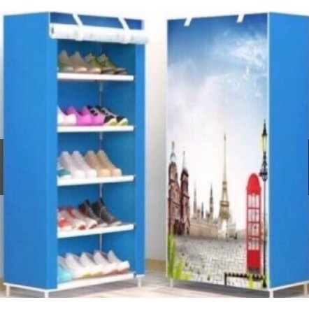 Tủ giày vải 3D 5 tầng