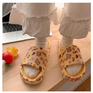 [ ODER TAOBAO ] Dép quai ngang cao su hoạ tiết dễ thương
