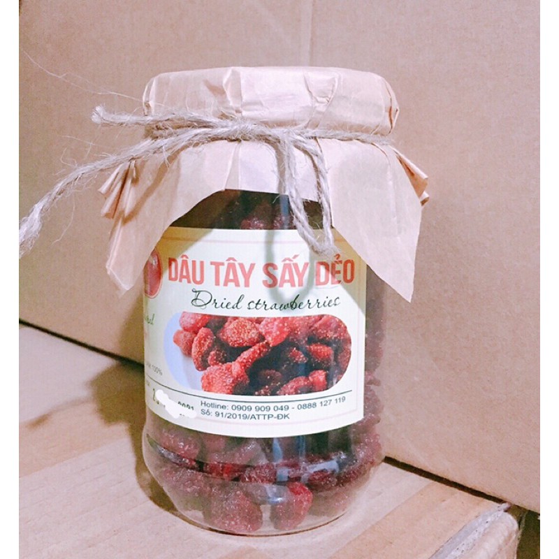 500G Dâu tây sấy dẻo không đường Đặc sản Đà Lạt | BigBuy360 - bigbuy360.vn