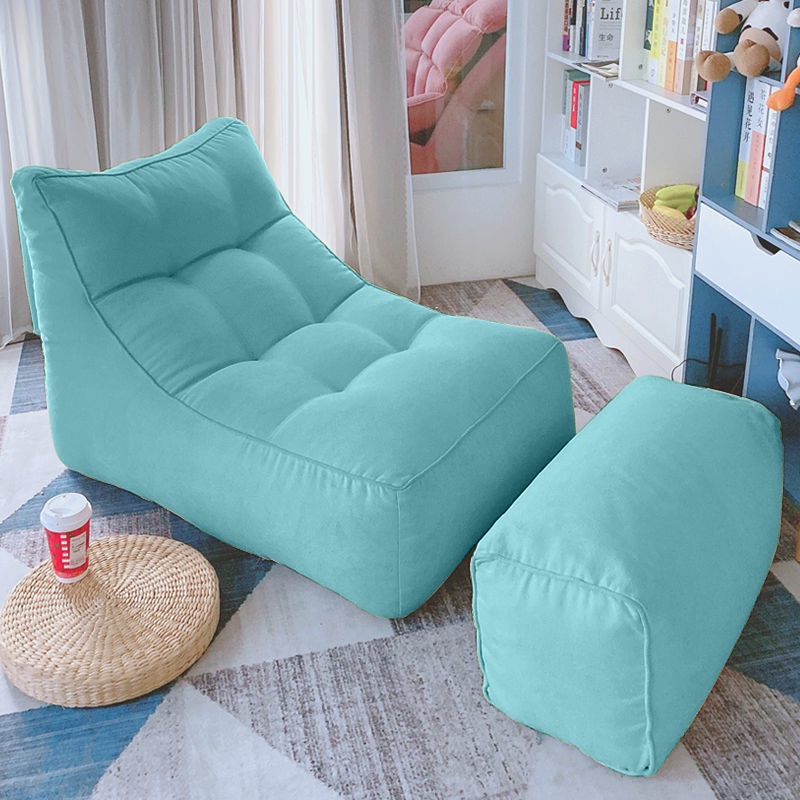 Ghế sofa lười tatami đậu túi lưới màu đỏ ♝❉Ghế sofa lười biếng bean bag tatami căn hộ nhỏ ban công phòng khách salon ngủ