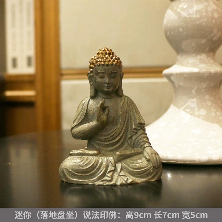 Tượng Phật trang trí tiểu cảnh, cá cảnh thủy sinh, ghép lũa, bán cạn , ghép cây bonsai- Tượng adida thiết kế sắc nét
