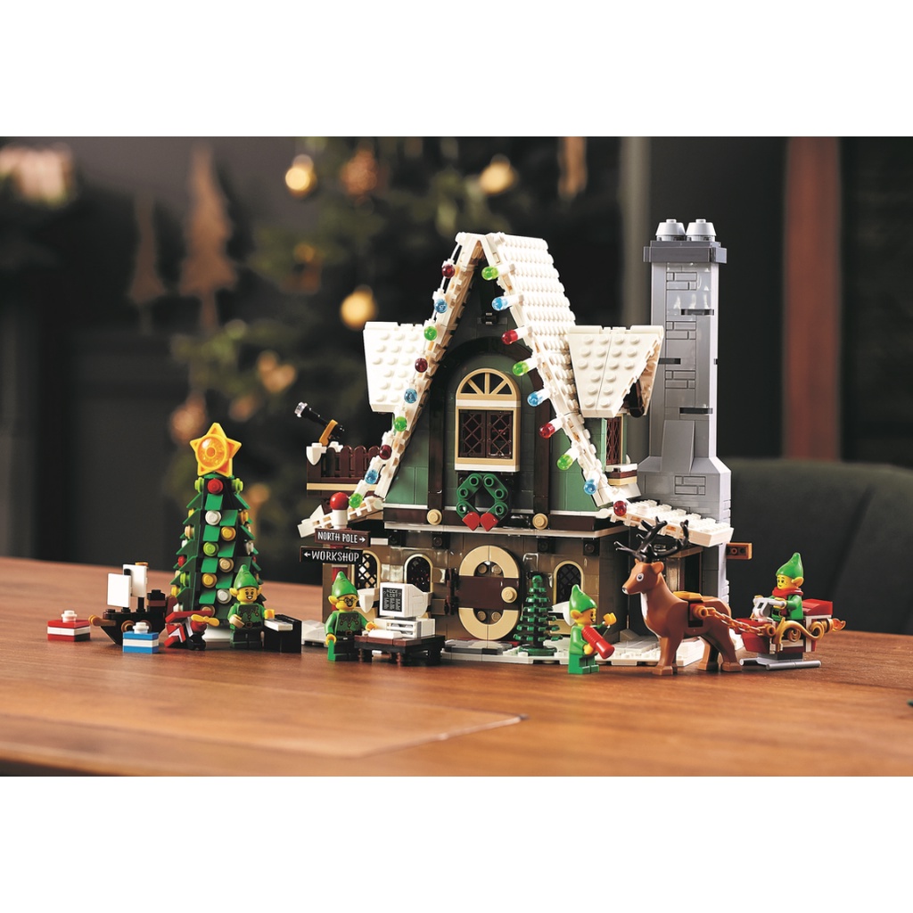 Lego HaHa - Lego Creator Expert - Ngôi Nhà Giáng Sinh Của Yêu Tinh - 10275