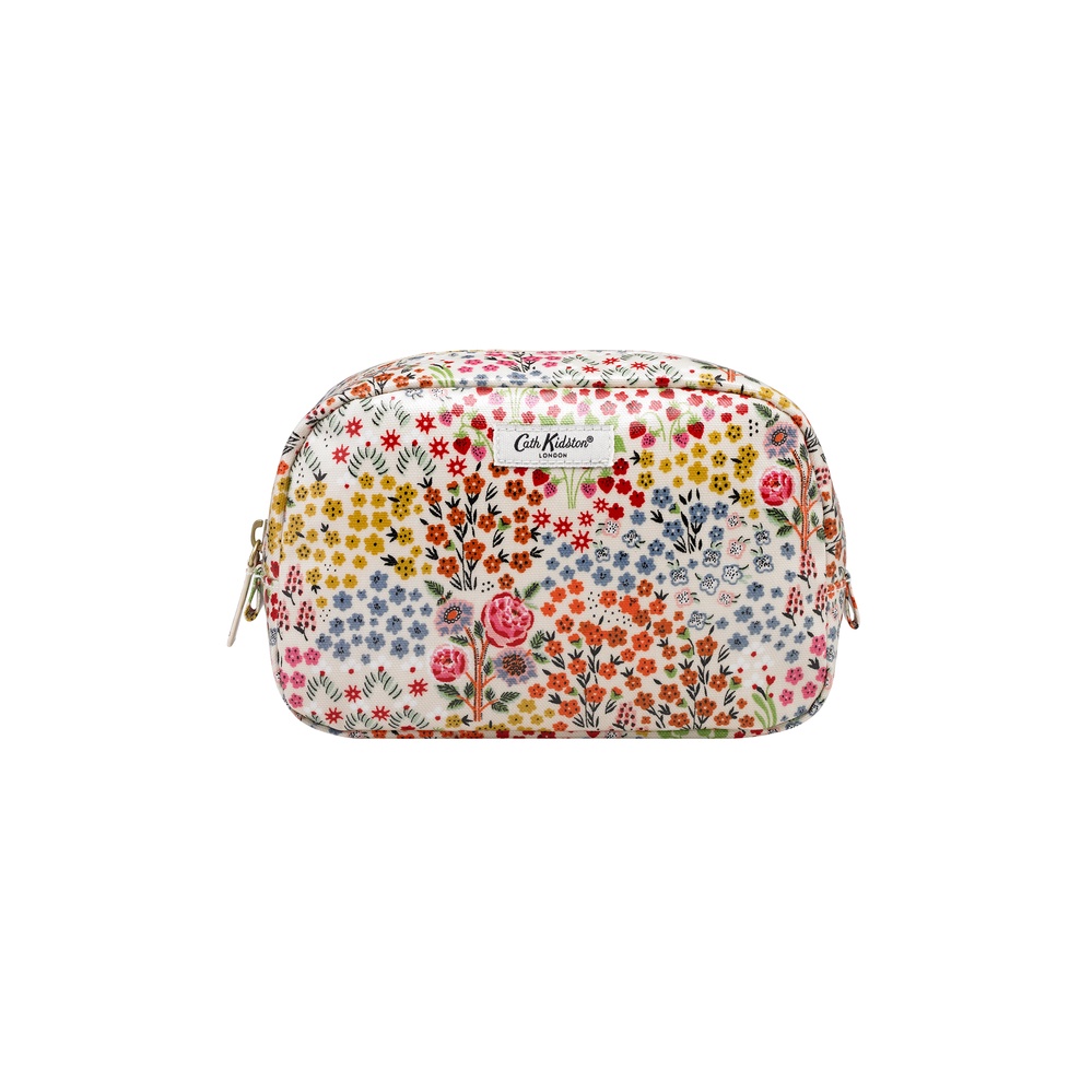Cath Kidston - Túi đựng mỹ phẩm/Classic Cosmetic Case  - Kingdom Ditsy - Cream -1042450
