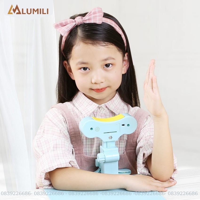 Dụng cụ chống cận thị , giá đỡ chống gù lưng chữ B cho học sinh nâng hạ độ cao,  lumili phối màu mới