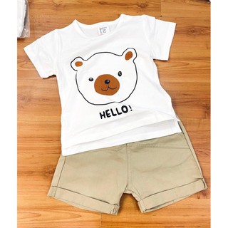 Sét bộ Gấu áo cotton quần thô