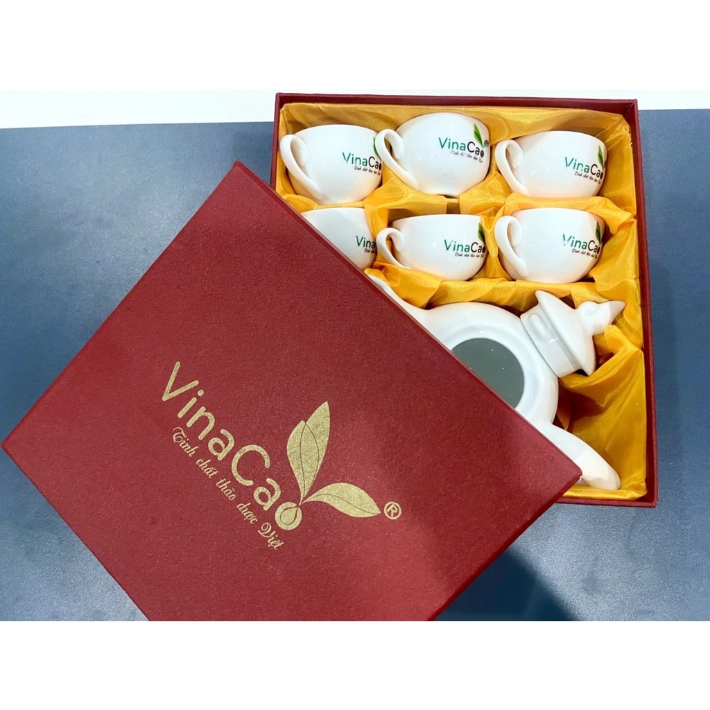 [GIFT] Bộ ấm chén sứ cao cấp Vinacao