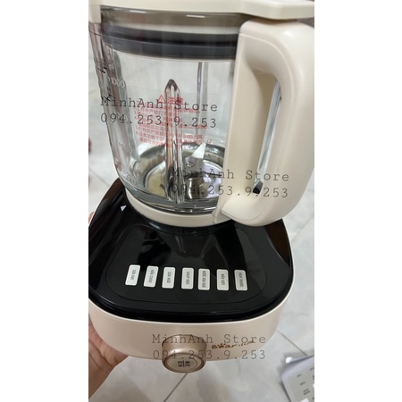 Máy làm sữa hạt Bear 1L PBJ-B06K8 đa năng, chống ồn, có nắp đậy - bảo hành 12 tháng Minh Anh Store