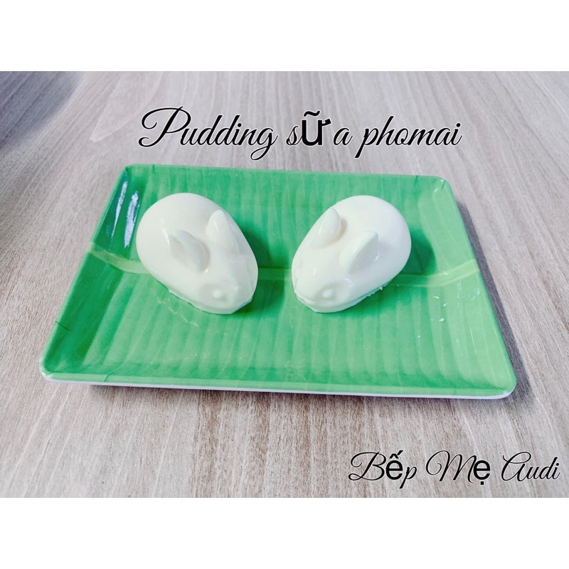 Khuôn Silicon Hình Heo,Thỏ, làm pudding, phô mai cho bé