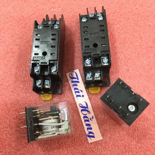 2 bộ relay 24 v-5 a-8 chân nhỏ