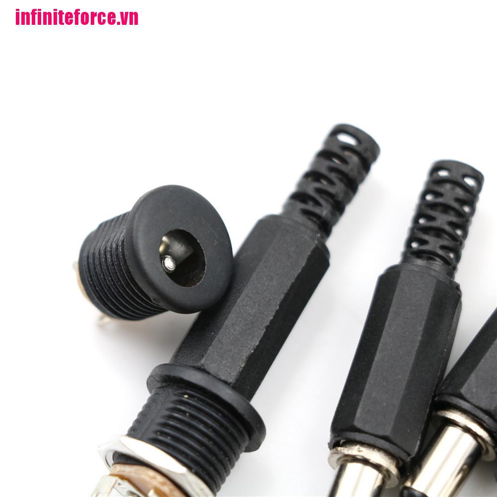 Set 10 đầu nối đầu cắm điện Dc 5.5mm X chuyên dụng