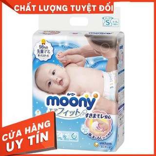 [DATE MỚI] Tã bỉm Moony NỘI ĐỊA NHẬT dán quần NB90/S84/M64/L54...