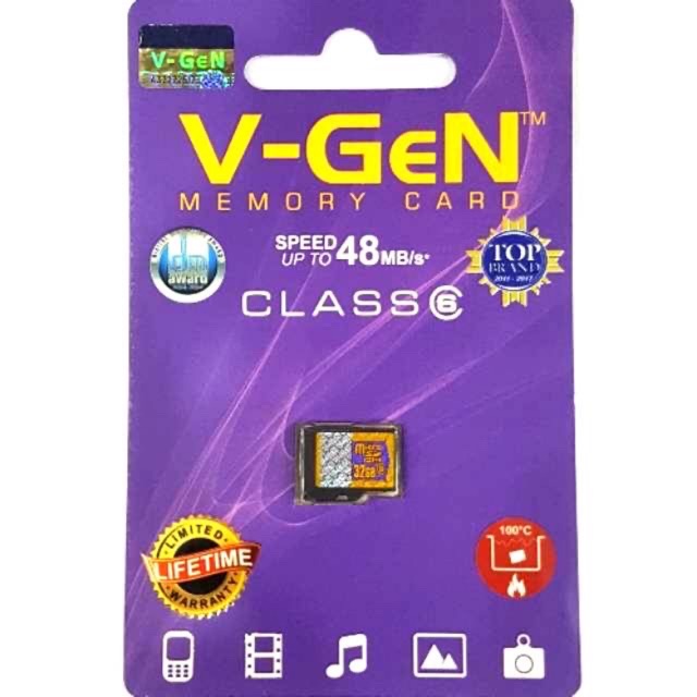 Thẻ Nhớ Điện Thoại V-gen MicroSD Class 6 32GB