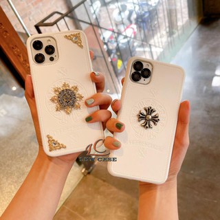 Ốp Lưng iPhone - Ốp iPhone Chrome Hearts Trắng Hồng