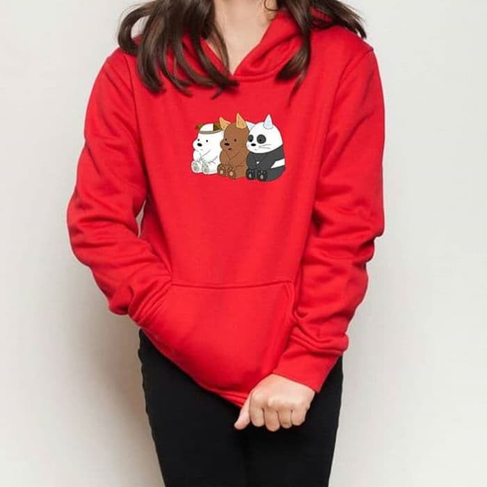 Áo Hoodie In Hình We Bare Bears Dr2Lz1 Jakethoodie Unisex 16ikh