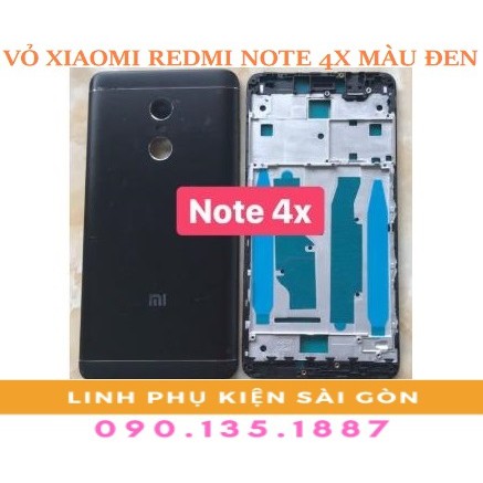 VỎ XIAOMI REDMI NOTE 4X MÀU ĐEN