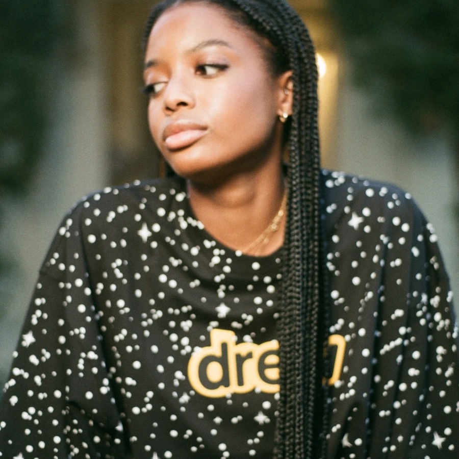 Áo thun Drew House Secret SS Tee Magenta - Starry Night Authentic có sẵn - Áo thun Unisex nam nữ Hai màu hồng - đen đốm