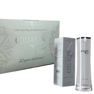 Viên uống trắng da collagen Tây Thi ( tăng sữa tắm Nature Queen chai 20ml)