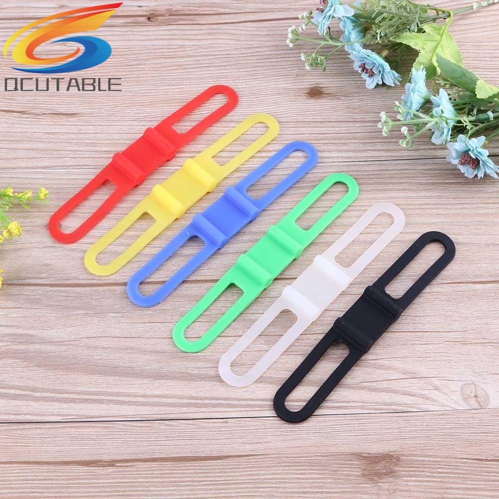 Dây silicon buộc đèn pin cho xe đạp
